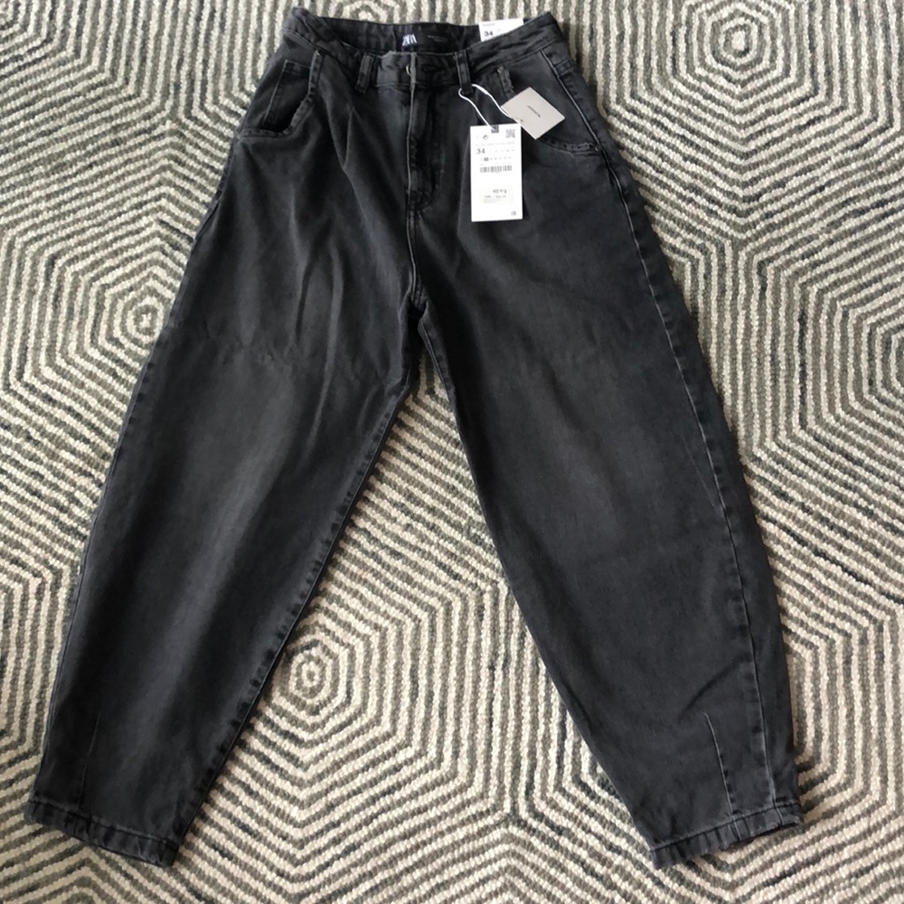 Zara slouchy balloon jeans